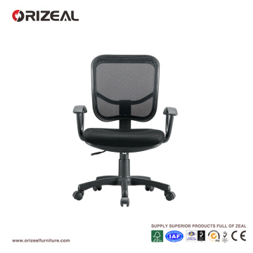 Cadeira ergonómica do trabalho de escritório da malha preta de Orizeal (OZ-OCM002B)